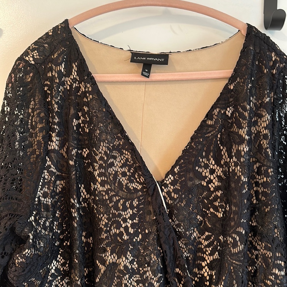 Black lace dress